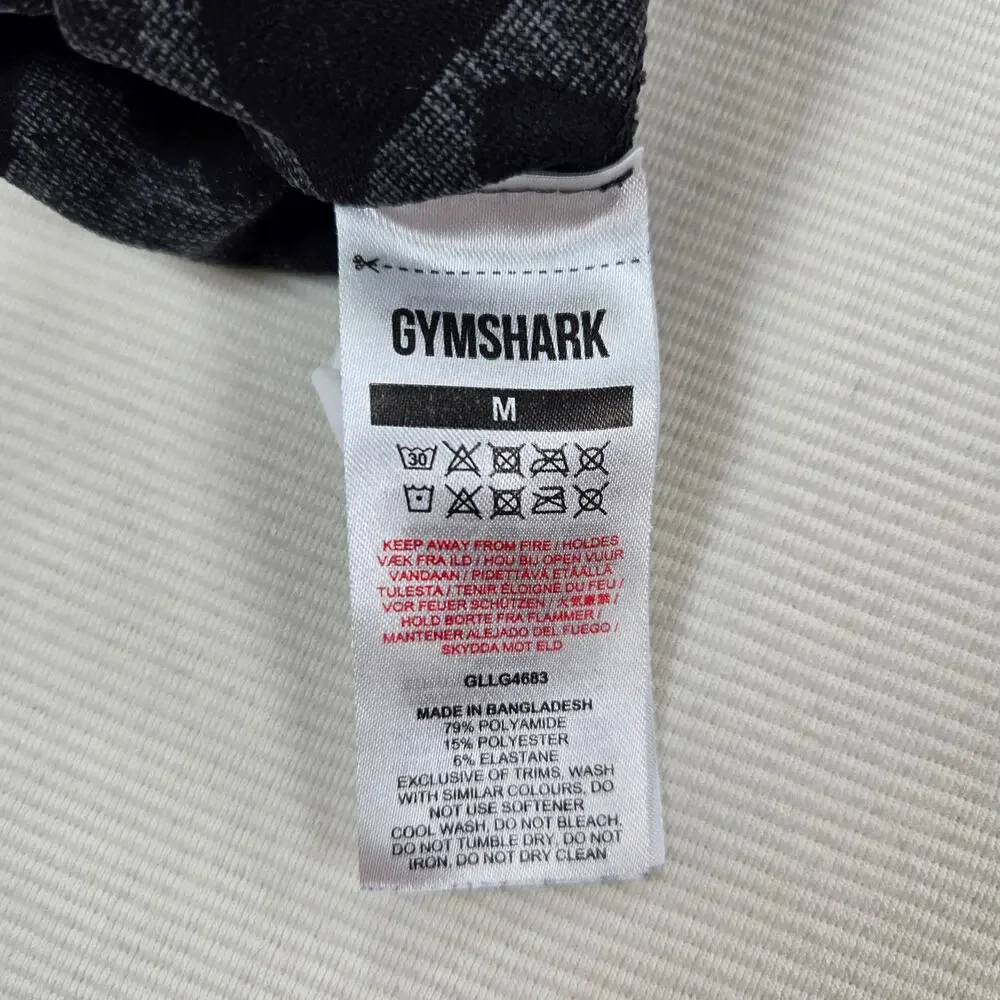 Gymshark Adapt Camo Seamless Athletic Leggings in Black Women's Size Medium - Picture 5 of 6